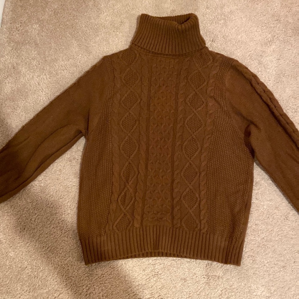 Brown cable sweater by SHEIN size Small